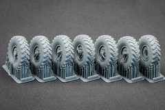 Scalex – WM-35017W – ZIL-131 KI-113 Weighted wheel set – 1/35