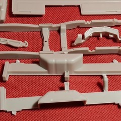 Body Shell & Frame 1968 Mercury Pickup 1:25 Scale Model Car Part Moebius