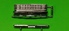 Bumpers Grille 1982 Dodge Van Turtle Wax 1/25 MPC Chrome Grill