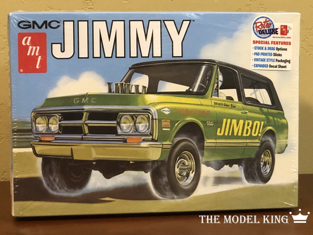 AMT 1970-1972 GMC Jimmy Jimbo K5 4×4 2-n-1 Model Kit 1219 1/25 Scale Sealed