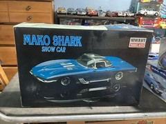 Mini Craft 1/20 Model Kits Mako Shark Model Car Kits Mint Very rare! Unbuilt LK
