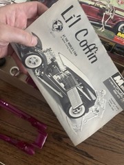 Vtg 1964 Monogram LI’L COFFIN Custom Show Rod | 1/24 Scale Model Car Kit PC94