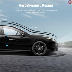 Archaic Front Bumper Lip Spoiler Compatible for 2021 2022 2023 Toyota Camry