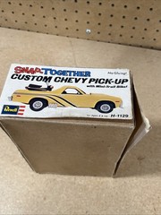 1977 Revell Snap Together Custom Chevy Pick-Up Model Box Only