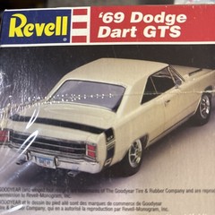 1995 Revell 1:25 Scale Sealed Model Kit ‘69 Dodge Dart GTS Skill Lvl 2 Kit #7603