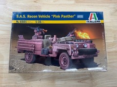 Italeri 1/35 SAS Recon Vehicle Pink Panther Model Kit No.6501