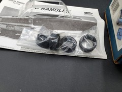 🔥🚦😎RARE Hobby Shop Only Rambler Pro Street 1/25 Testors Model Kit #7404😎🚦🔥