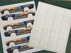 DECALS- Dr. Rich Beshore’s Super Stock Hemi Shootout ‘Cuda, Decal skill required