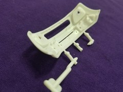 2021 Dodge Charger HELLCAT FRONT BUMPER from 1:25 AMT Model Kit