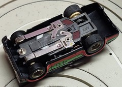 Faller Aurora Ford Escort #46 Slot Car Auto, 1970s AFX Motor