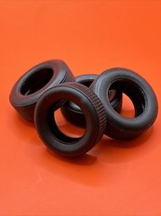 1955 Bel Air Chevy AMT Wide Performance Tires Set Of 4 Model Parts 1:25 New 12