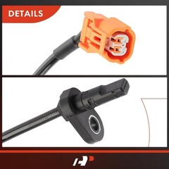A-Premium Front Left/Right ABS Wheel Speed Sensor Pair Kit for 2003-2007 Honda