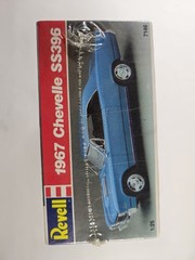 Vintage 1989 Revell 1967 Chevrolet Chevelle SS396 1:25 Car Model Kit New Sealed