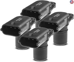 A-Premium 4-PC Engine Camshaft Position Sensor Compatible with Chevrolet