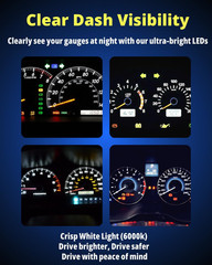 74 Led Bulb Dash Lights Super Bright T5 2721 37 70 286 Wedge PC74 Twist Socket A