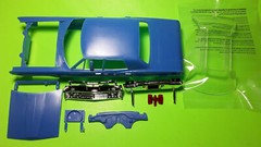 1970 Ford Galaxie 500 1/25 Hood Body Glass Chrome Bumpers Tail Lamp Police Car