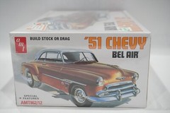 AMT T295 Build Stock or Drag 1951 ’51 Chevy Bel Air MODEL KIT 1:25 NEW SEALED