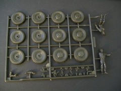Vintage Monogram M-8 Armored Car 1/35 Scale Model Kit 99% Complete / Unassembled
