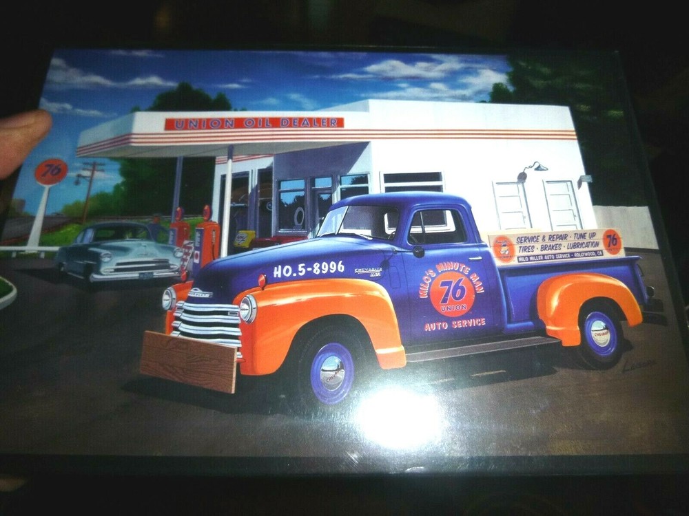 AMT 1076 1950 CHEVY 3100 UNION 76 PICKUP TRUCK 2N1 1/25 McM FS free shipping