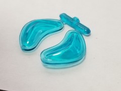 1977 Ford Van CUSTOM BLUE BUBBLE WINDOWS from AMT 1:25 Model Kit 1977 Econoline