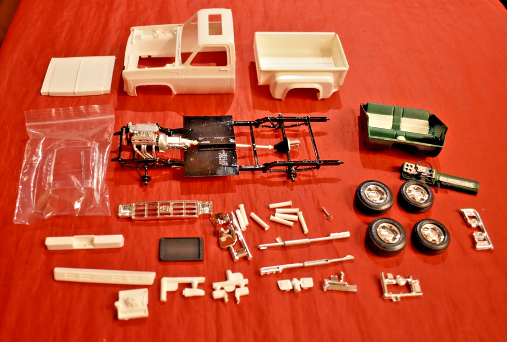 Revell Chevy Pickup From Mach1 Formula One Boat Team Kit 1/25