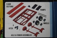 ++ TRAILOR SPECIAL++ 2 +TWO NEW Tandem Axle Trailer Vintage Style 1/25 SCALE