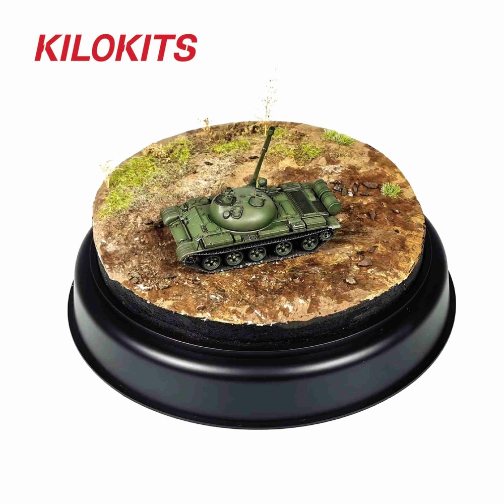 KILOKITS 4 Sizes Diorama Base for Military Tank Layout Railway Terrain Scenery