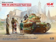 ICM35338 1:35 ICM FCM 36 with French Tank Crew