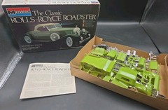 Monogram Classic Rolls Royce Roadster 1:24 Model Kit #2307 1982 Engine Started