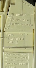 1962 FORD THUNDERBIRD T-BIRD 1/25 Dealer Promo+BONUS EmbeddedChampion Spark plug