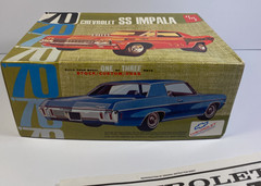 AMT ’70 Chevrolet SS Impala 1/25 Scale Model Kit Instructions & Empty Box Only