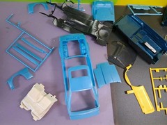 MPC TOYOTA SUPRA MODEL KIT AND CHEVY NOMAD MODEL KIT *PARTS ONLY*