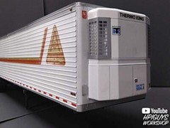Advanced Build 1:24 Scale Reefer Semi Trailer with Sliding Suspension & Decals