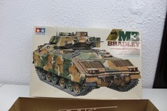 Vintage Tamiya 1/35 M3 Bradley #3631 Model Kit Partially Assembled