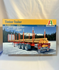 ITALERI TIMBER TRAILER 22.5″ Long model kit NEW in FACTORY SEALED BOX