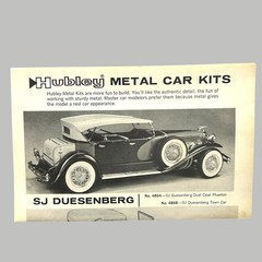 Hubley Packard Dietrich Conv. Victoria 1:22 Metal Kit Unassembled Model