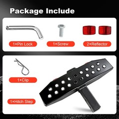 Dicmic Hitch Step Anti Slip And Rust Towing Bumper Guard For Most Car Suv Truck
