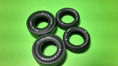 69 1969 Chevelle SS 396 1/25 AMT Firestone Drag 500 Slick Tires Torqu Thrust Rim