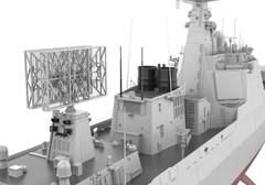 Border BN-002 1/350 China Navy Type 052DL Destroyer Assembly Model Kit-Glue-Free