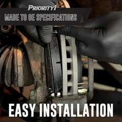 Priority1 CFM2209 Semi-Metallic Front Brake Pads for Select Models Mercedes-Benz