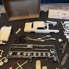 Vintage AMT 1968 Ford Thunderbird Car Model Kit W/Box