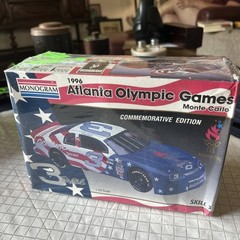 1996 Atlanta Olympic Games Dale Earnhardt Monogram Model Race car Unopened