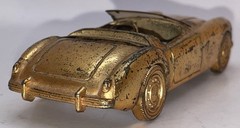 1956 MGA Promo Cigarette Lighter 1/32 Diecast Gold Plated Yamazaki Co Japan