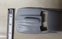 1/25 scale resin 3d printed Outlaw 1969 Camaro drag body model separated parts
