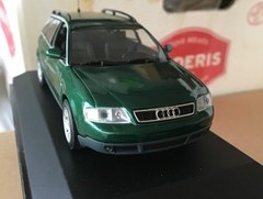 1/43 MINICHAMPS Audi A6 2.8. Avant, green met. rare, mint,++ !