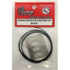 Gofer Racing 20002 Photo Etch Battery Kit BLACK 1/25 1/24 Scale