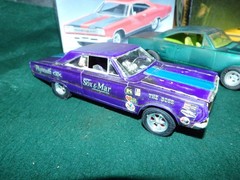 Vintage Lot 6 Built 1:24 Scale Model Car Kits Junkyard Lot Dodge Mopar GTX Charg