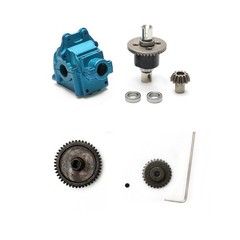 RC Car Differential Transmission Upgrade Kit Metal Case for WLtoys 144001