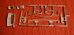 MPC 1978 Chevy Monte Carlo Chrome Grille Headlights and Bumper Trim 1/25