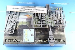 Master Box 72007 British Armoured Car Austin MK III WWI 1/72